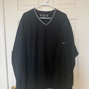 Nike Men's Black V-Neck Sweater